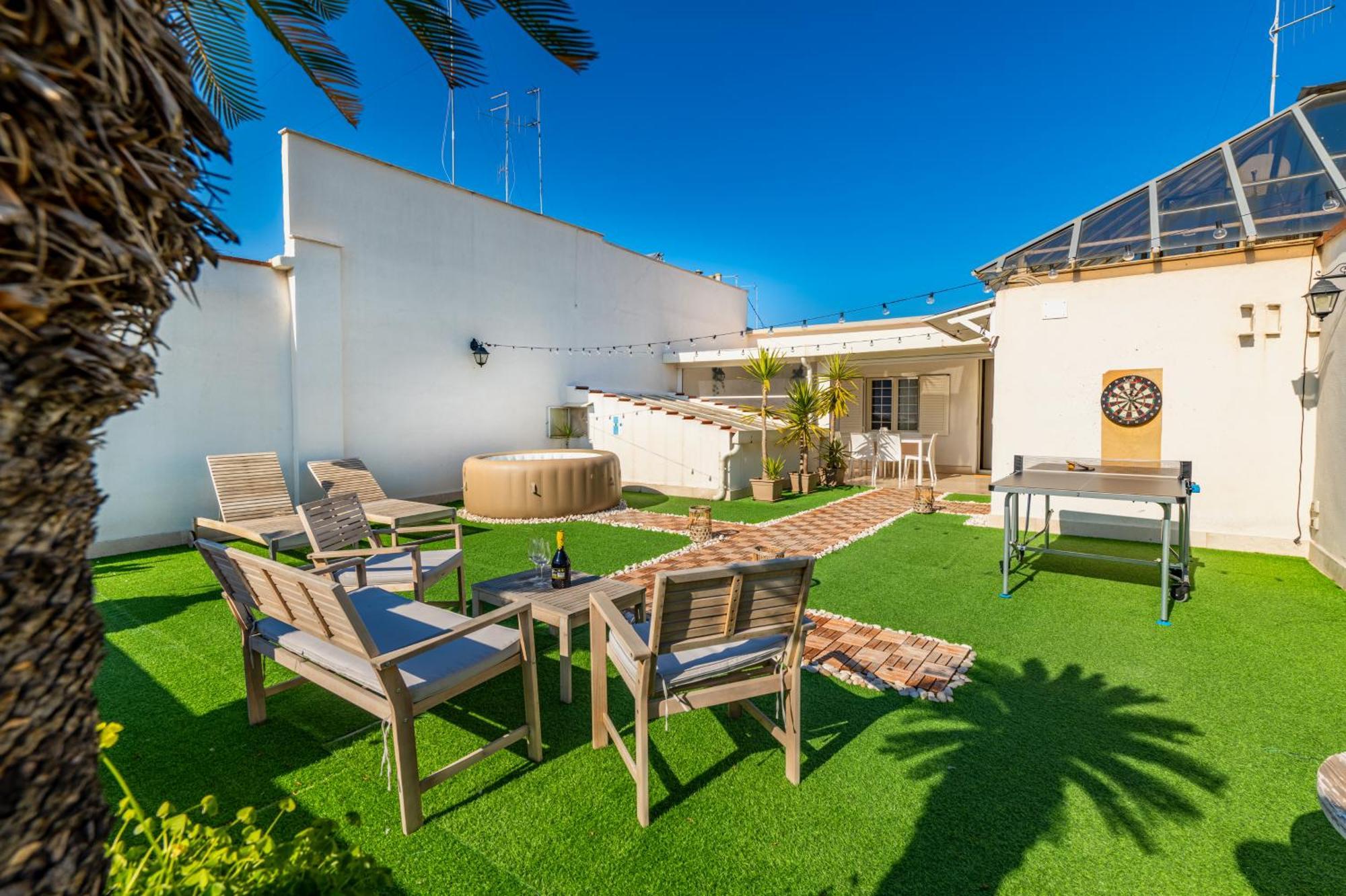 150Mq Rooftop Paradise - Spacious Private Terrace Bari Exterior photo